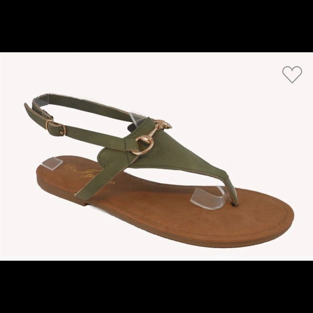Olive Green Sandals